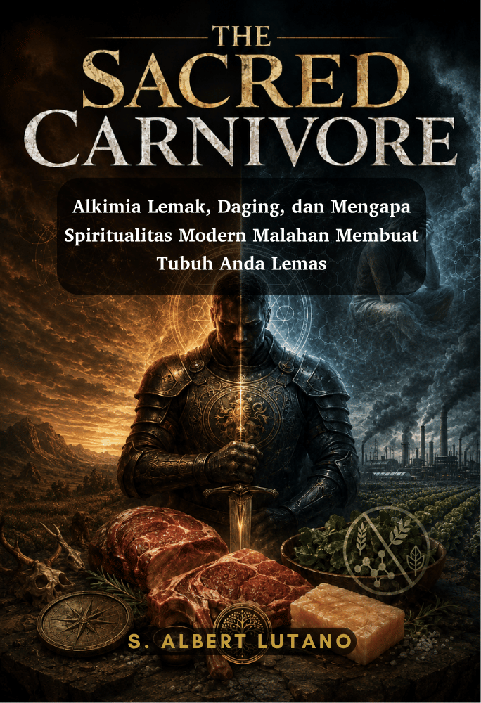 Sampul buku The Sacred Carnivore karya Albert Lutano